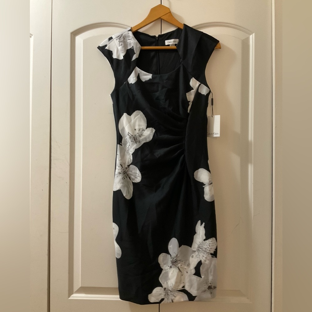 Calvin Klein floral print dress